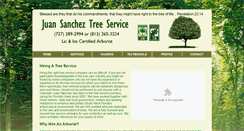 Desktop Screenshot of juansancheztreeservice.com